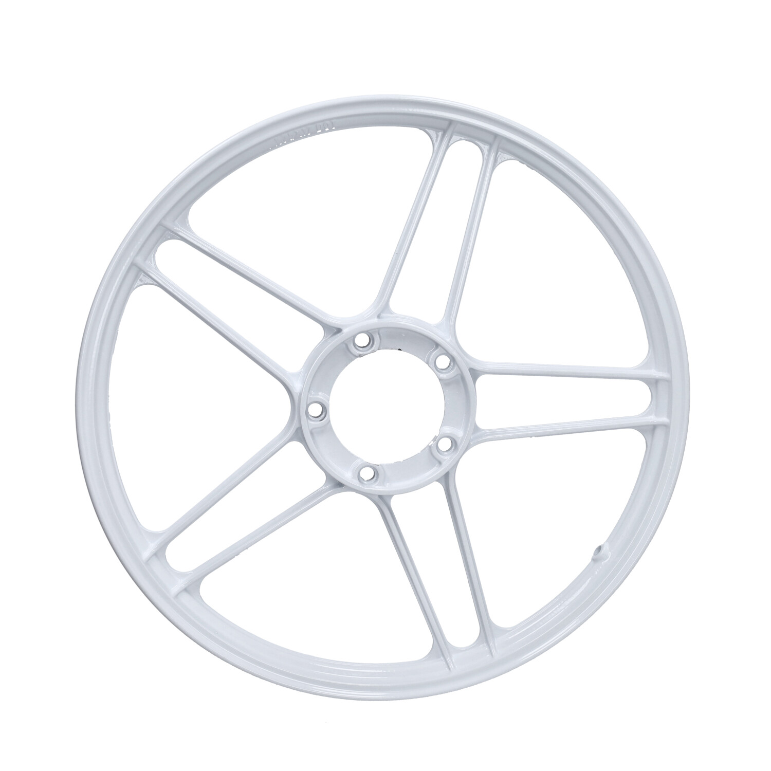 Fast-arrow Stervelg Aluminium 10 Spaaks 17 Inch Wit Voor Puch Maxi X30 X50 - Afbeelding 4
