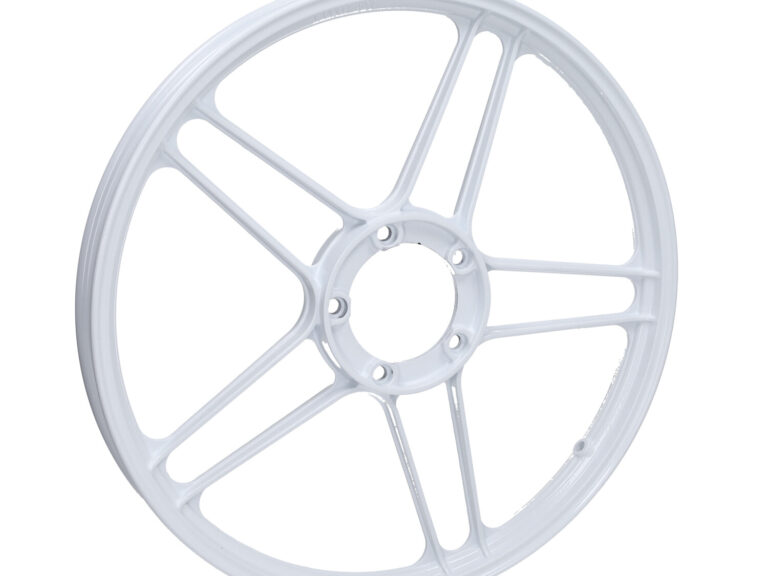 Voorwiel/achterwiel fast-arrow ster aluminium 10 spaaks 17 inch wit X30