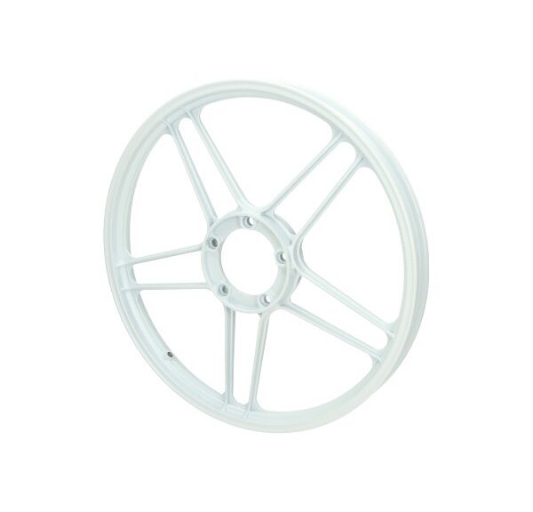 voorwiel/achterwiel fast-arrow ster aluminium 10 spaaks 17 inch wit X30