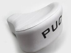 zadel met opdruk (made in EU) wit puch maxi