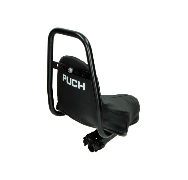 zadel chopper (made in EU) met opdruk zwart puch maxi