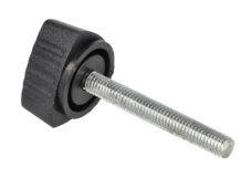 Zijschermbout kort 36mm zwart voor Puch Maxi brommer