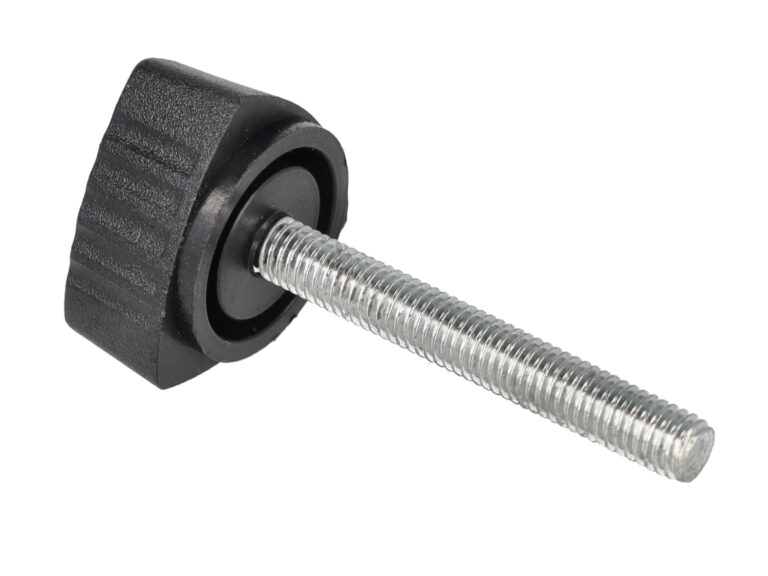 Zijschermbout kort 36mm zwart — geschikt voor Puch Maxi