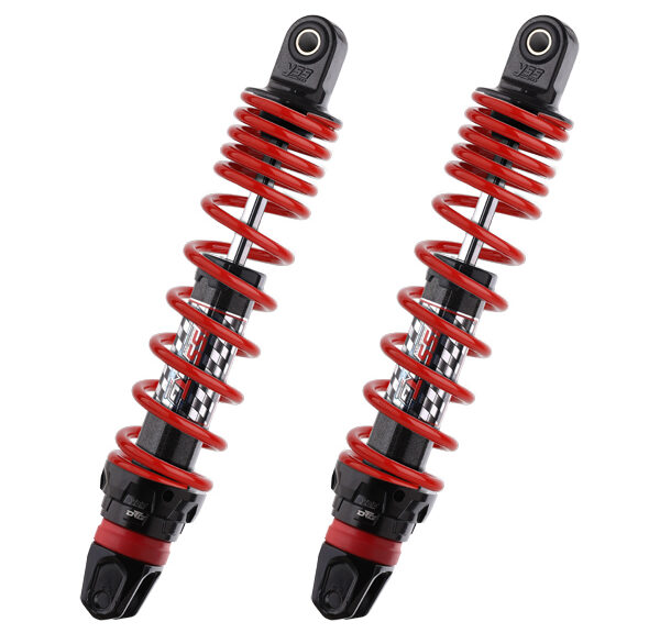 Schokbrekerset yss hybrid DTG maxi scooter 315mm rood airblade