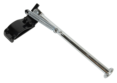 Zijstandaard lang 26cm chroom maxi — geschikt voor Puch Maxi