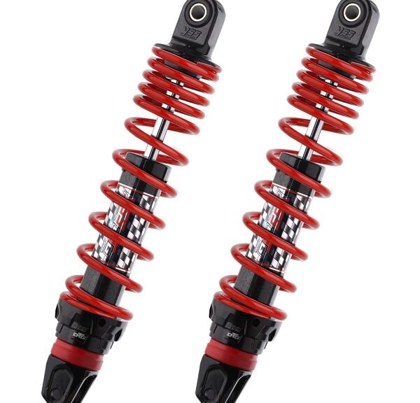 schokbrekerset yss hybrid DTG maxi scooter 98 tot 2004 340mm rood majesty 125/150/180
