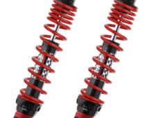 YSS Hybrid DTG schokbrekerset 390mm rood voor Kymco People 125 250