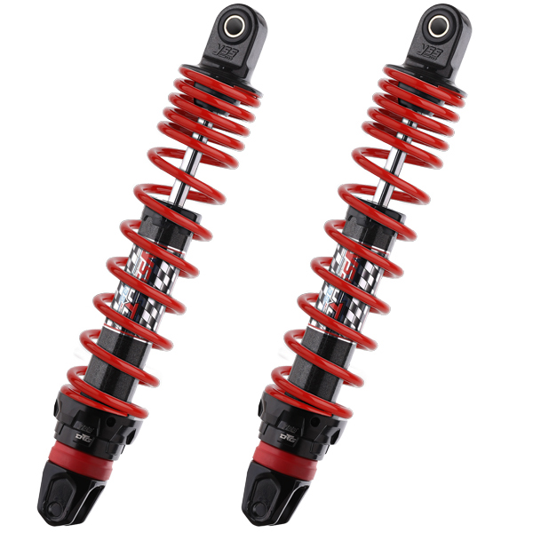 YSS Hybrid DTG schokbrekerset 390mm rood voor Kymco People 125 250