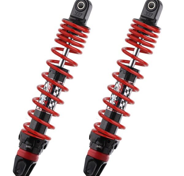 schokbrekerset yss hybrid DTG gasgevuld 125/250 na 2004 kymco 390mm rood people