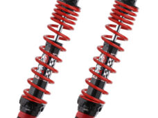 YSS Hybrid DTG schokbrekerset 390mm rood voor Kymco People scooter