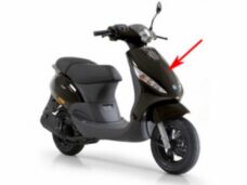 voorscherm Piaggio origineel zwart lucido 94 piaggio
