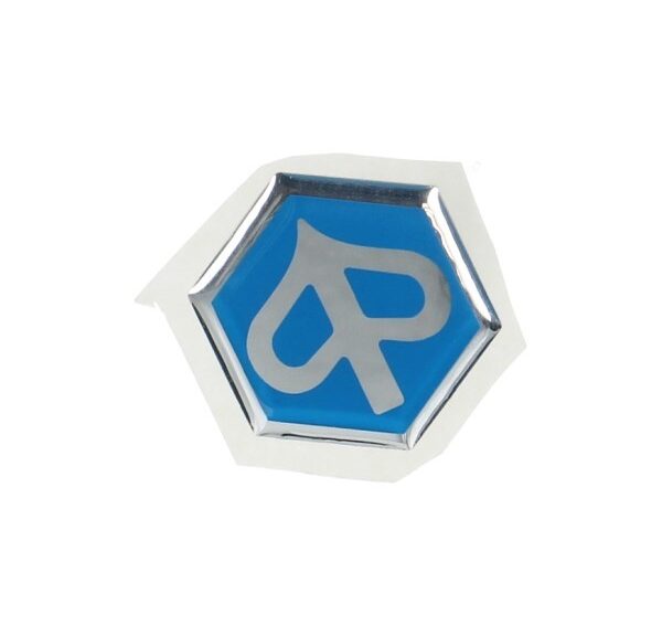 sticker Piaggio origineel logo voorscherm zeskant Piaggio liberty