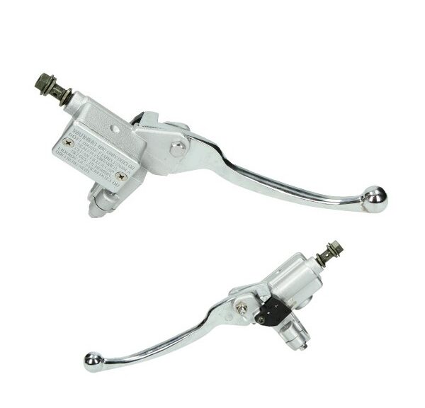 remhendel DMP + reservoir rechts aluminium agility