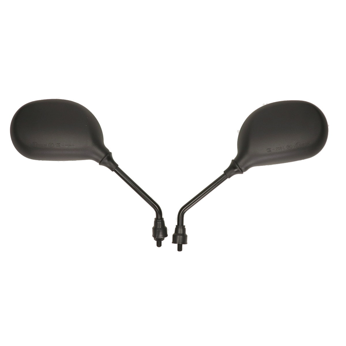 Spiegelset Dmp Rechthoekig 8mm Zwart Voor Kymco Agility - Afbeelding 4