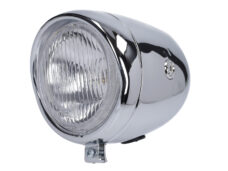Koplamp guia ei-model 130mm chroom bromfiets
