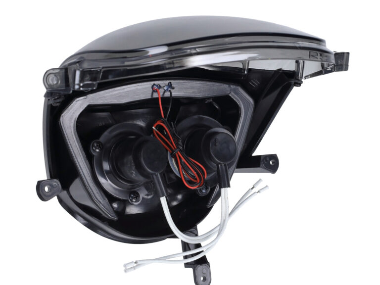 Koplampunit Dmp + Led Lamp New Style Zwart/smoke Piaggio, Zip2000
