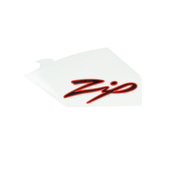 sticker Piaggio origineel woord [zip] euro-4/5 sport Piaggio rechts rood zip 4t 2h002187