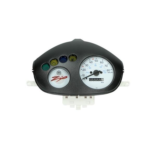 km tellerset Piaggio origineel euro-4/5 (witte wijzerplaat) zip 4t 1d002248