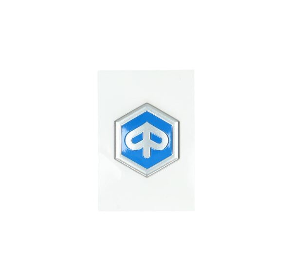sticker Piaggio origineel logo zeskant voorscherm Piaggio zip 2t