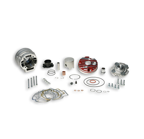 Cilinder met kop Malossi mhr testa rossa team H20 47.6mm — geschikt voor Aprilia