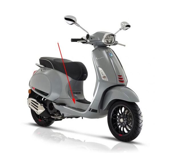 treeplank Piaggio origineel nardo grijs lucido 715/C sprint 4t (euro4) 67361200ht