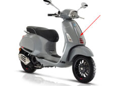 Voorscherm Piaggio origineel midden — geschikt voor Piaggio Nardo Lucido 715