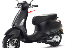 Sierstrip Piaggio origineel beenschild — geschikt voor Piaggio Notte Sprint