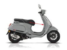 Beenschilddeksel Piaggio origineel — geschikt voor Piaggio Nardo Lucido 715