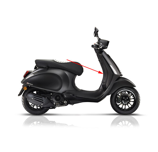 Beenschilddeksel Piaggio origineel — geschikt voor Piaggio Notte 99