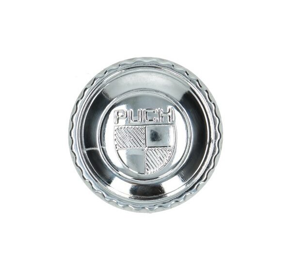 benzinetankdop 40mm met logo gestanst puch