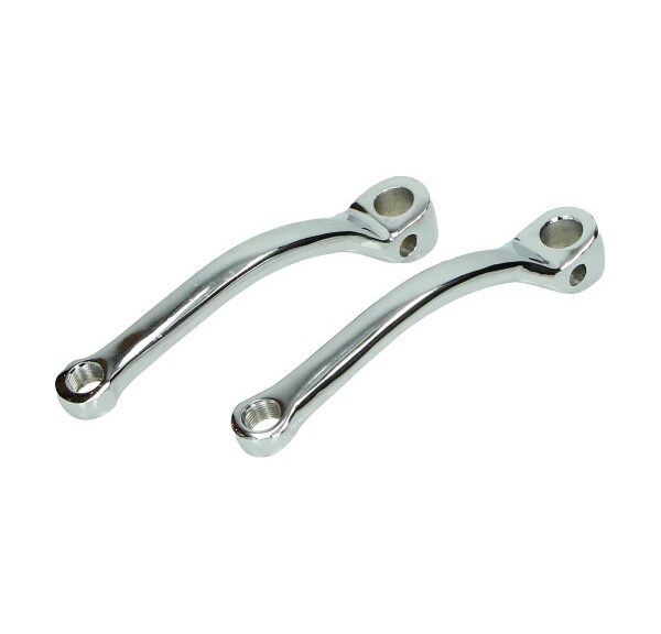 Crankset DMP (voor trapas 38865) chroom — geschikt voor Puch