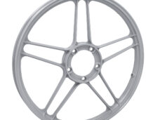 Voorwiel/achterwiel fast-arrow ster aluminium 10 spaaks 17 inch grijs X30