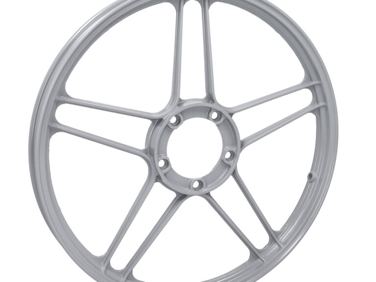 Voorwiel/achterwiel fast-arrow ster aluminium 10 spaaks 17 inch grijs X30