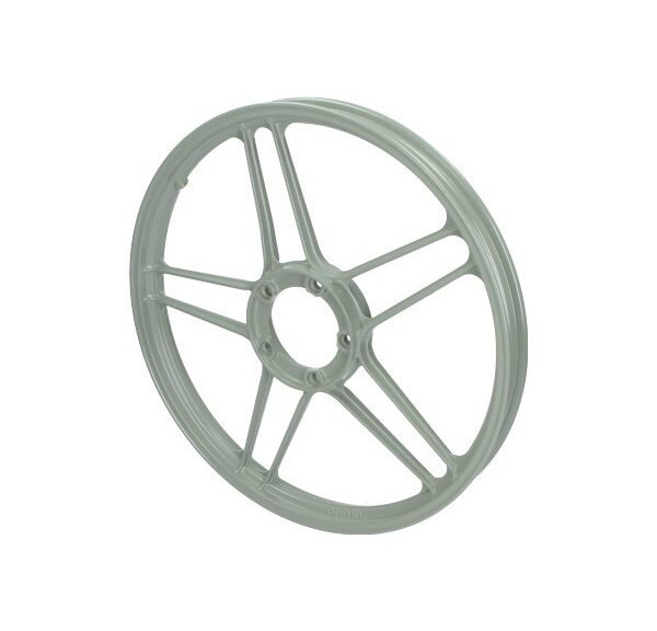 voorwiel/achterwiel fast-arrow ster aluminium 10 spaaks 17 inch grijs X30