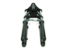 Voorvork EBR kort breed dubbel compleet 56cm zwart — geschikt voor Puch Maxi