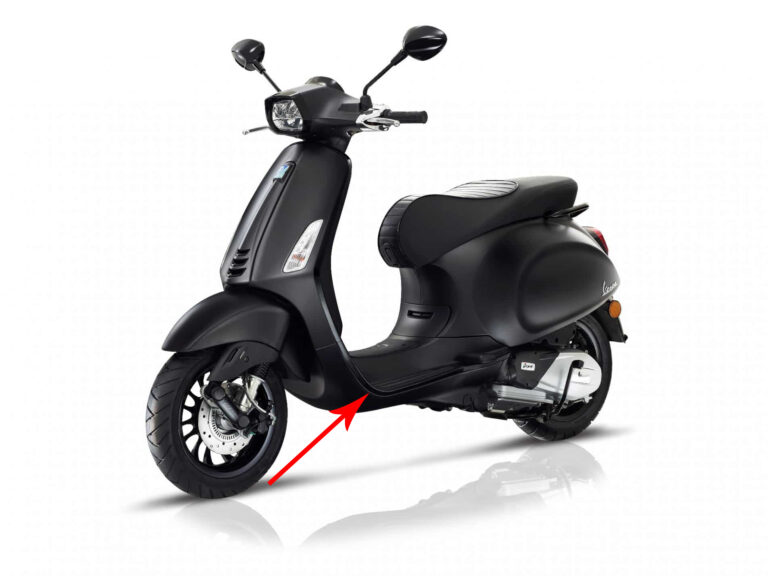 Sierstrip Piaggio origineel treeplank — geschikt voor Piaggio Notte Sprint