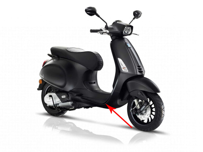 Sierstrip Piaggio origineel treeplank — geschikt voor Piaggio Notte Sprint