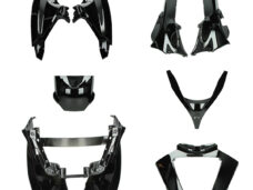 Plaatwerkset MP3 125-500cc 2008-2013 zwart glans