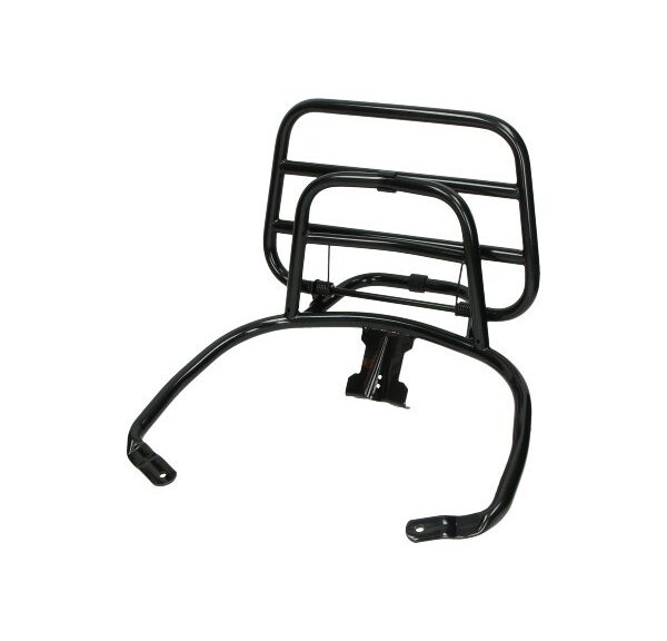achterdrager DMP opklapbaar zwart glans vespa