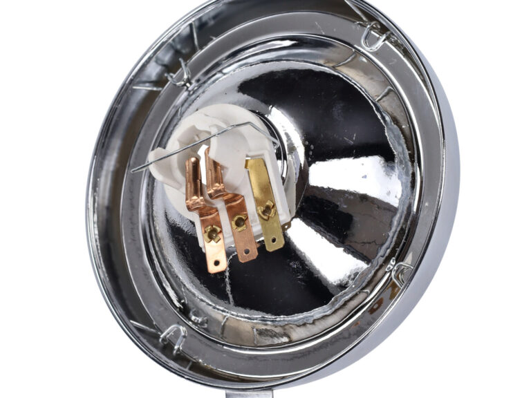 Koplamp Dmp Rond Zwart Glans Puch Maxi