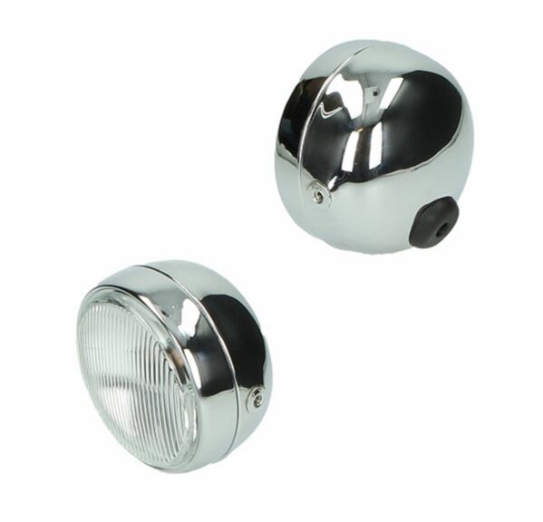 koplamp DMP rond chroom puch maxi