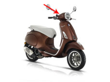 Stuurkap Piaggio origineel boven mat — geschikt voor Piaggio Bruin 139