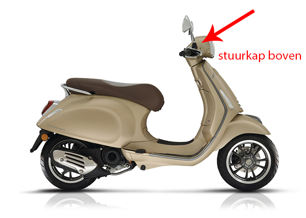 Stuurkap Piaggio origineel boven — geschikt voor Piaggio Matt Beige 516