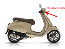 Stuurkap Piaggio origineel onder — geschikt voor Piaggio Matt Beige 516