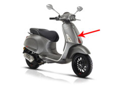 Voorscherm Piaggio origineel midden — geschikt voor Piaggio 5 Titanio 707