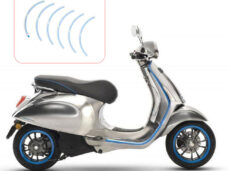 Stickerset Piaggio origineel voorwiel blauw — geschikt voor Piaggio Elettrica