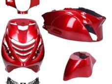 Plaatwerkset DMP model SP EVO-1 bordeaux rood glans 5-delig zip2000
