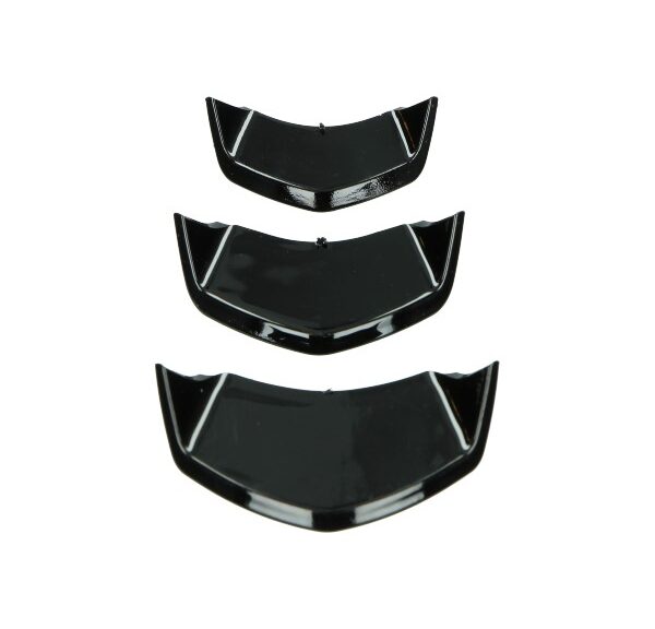 Sierstripset DMP voorscherm midden /5 zwart glans primavera