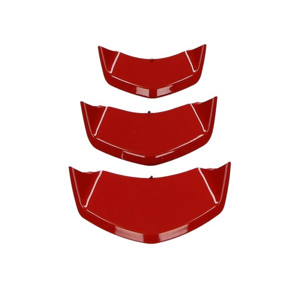 Sierstripset DMP voorscherm midden /5 rood primavera