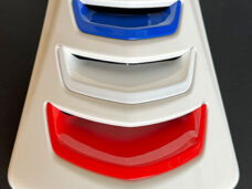 Sierstripset DMP voorscherm franse vlag blauw/wit/rood /5 primavera